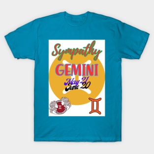 Astrology signs Gemini symbols T-Shirt